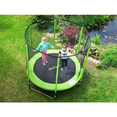 Trampolin SKYFLYER 244 cm - zeleni slika 5