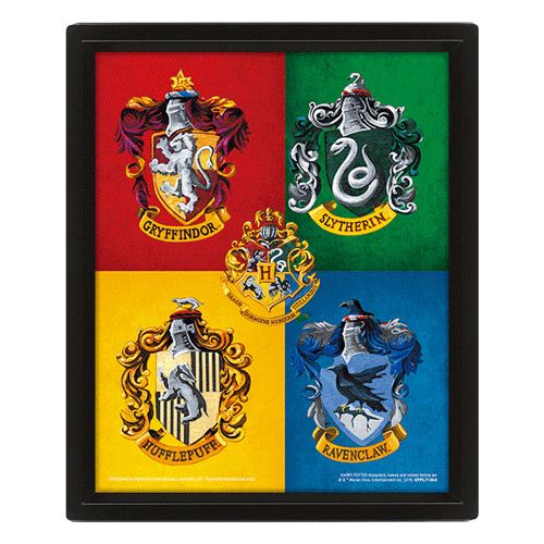 Harry Potter (Colourful Crests) - Framed slika 1