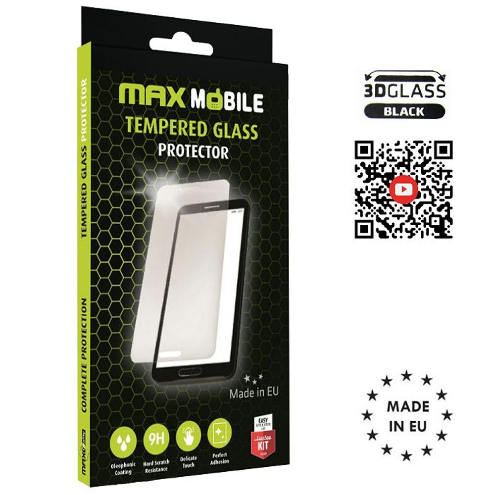MM ZAŠTITNO STAKLO ZA SAMSUNG GALAXY S22 ULTRA DIAMOND 3D FULL COVER BLACK slika 1