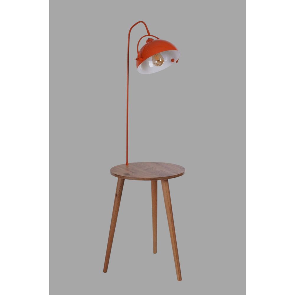 Opviq Podna lampa 814, narančasta, bukva slika 3