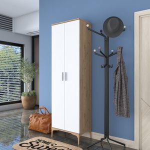 Bijeli Hodnik Ormar EA111 - 2703 Walnut