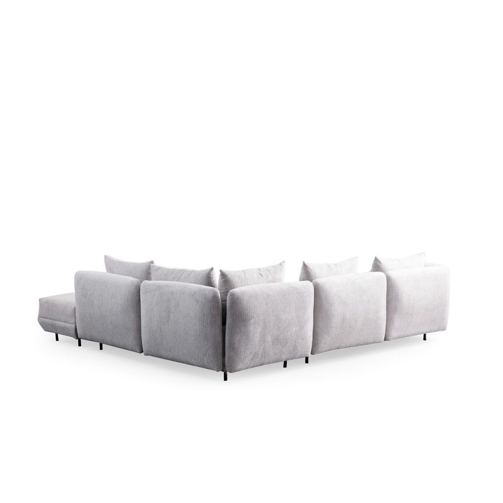 Floransa - Svijetlosiva Ugaona Sofa slika 8