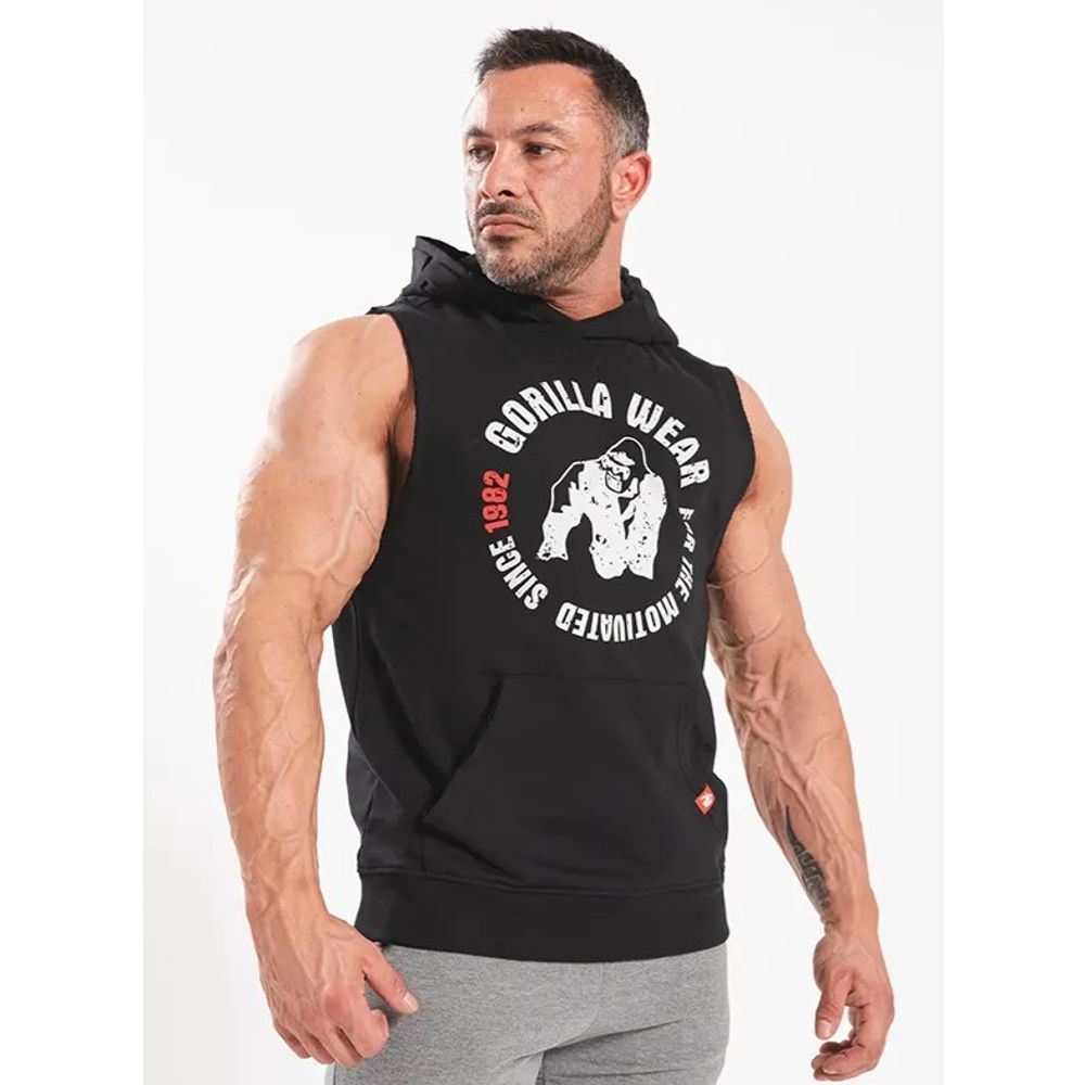 Gorilla Wear MARSHALL Majica bez rukava, Crna slika 1