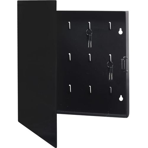 Kutija za ključeve s magnetnom pločom crna 35 x 35 x 5,5 cm slika 23