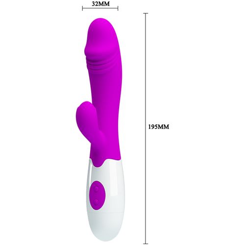 Rabbit vibrator Snappy, ljubičasti slika 4