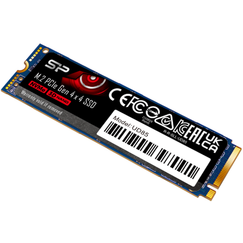 Silicon Power SP250GBP44UD8505 M.2 NVMe 250GB SSD, UD85, PCIe Gen 4x4, 3D NAND, Read up to 3,300 MB/s, Write up to 1,300 MB/s (single sided), 2280 slika 1