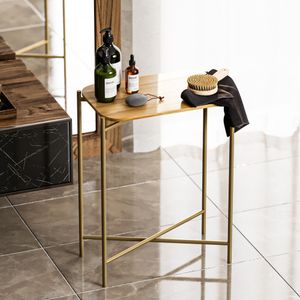Shb-003-A Gold Prirodni Stolić za Kafu