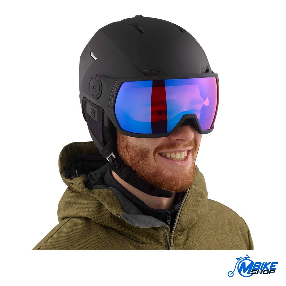 Salomon Kaciga za skijanje Pioneer LT Visor, Bk/Univ M.Blue slika 4