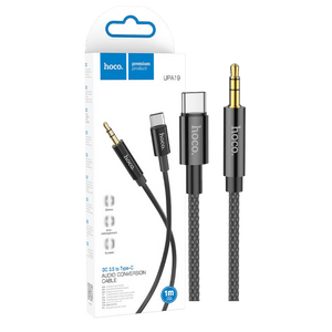 hoco. Audio kabl USB type C na 3.5 mm, 1.0 met - UPA19 Black
