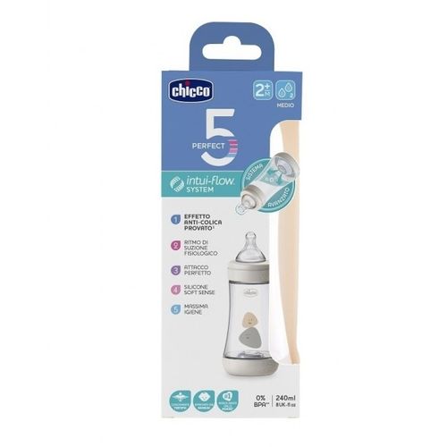 CHICCO plastična bočica Perfect 240 ml beige 2022330 slika 5