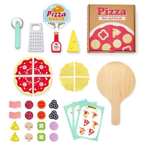 Eco Toys Drvena Pećnica Za Pizzu slika 5