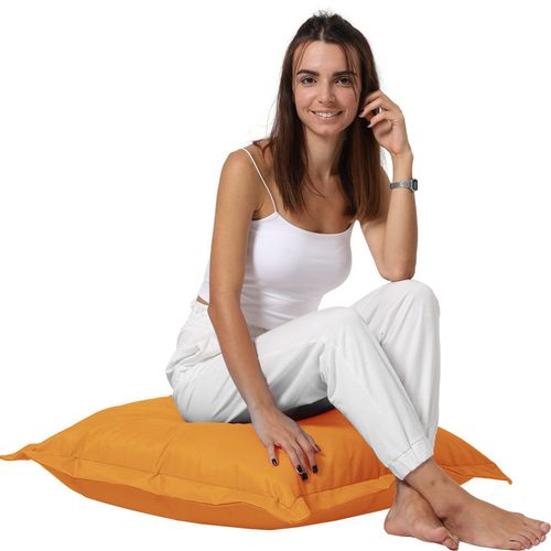Atelier Del Sofa Vrtni jastuk za ležanje, Cushion Pouf 70x70 - Orange slika 1