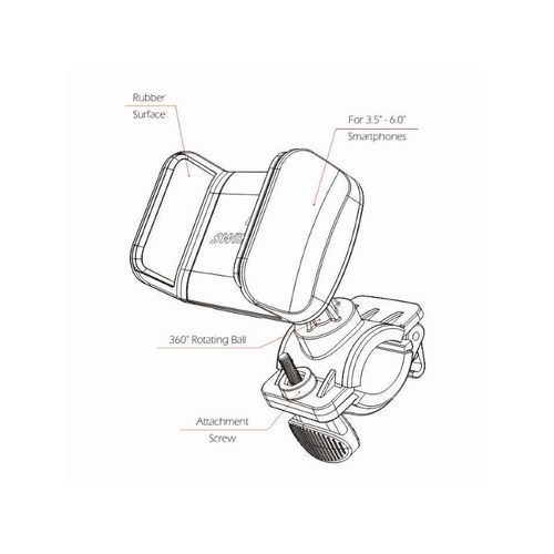 SWISSTEN držač za mobitel, za bicikl ili motor S-GRIP BCCL1 slika 5