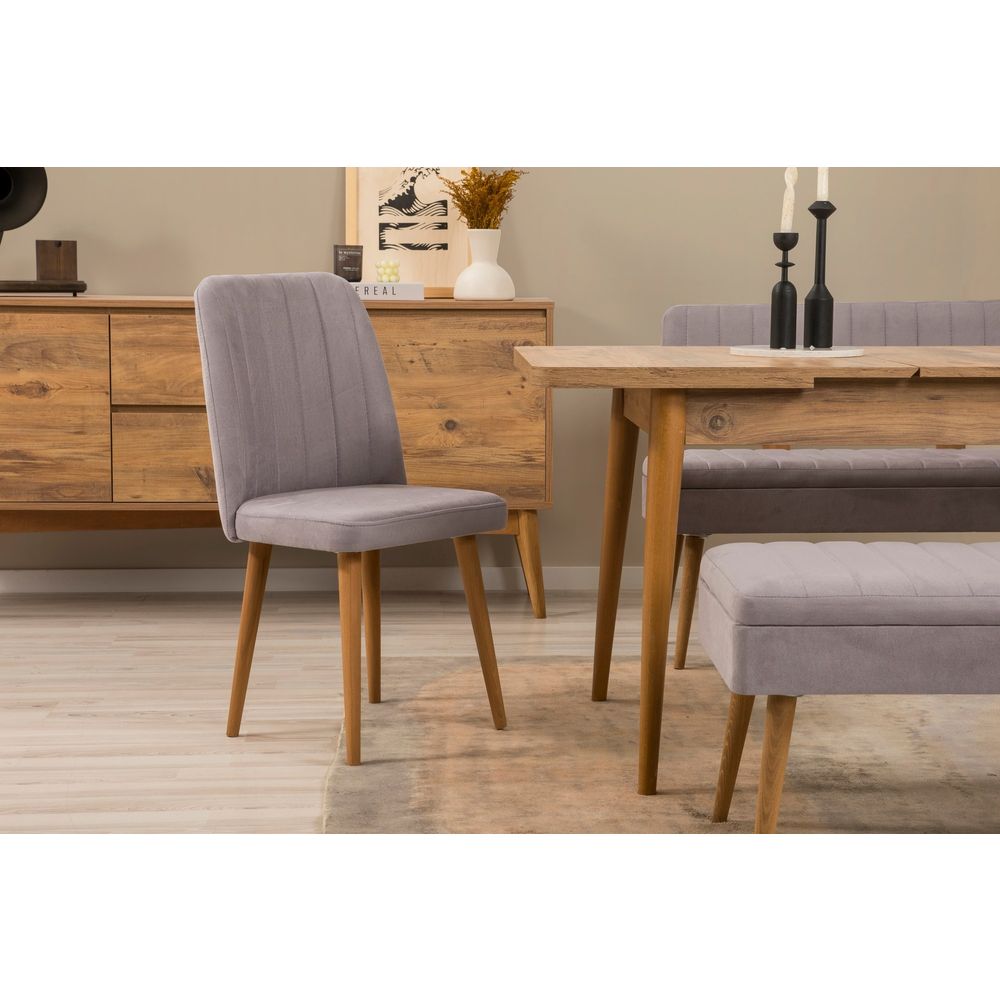 Vina 03 0701 - Set za Trpezariju od 7 Komada s Produžnim Stolom od Atlantske Borovine slika 2