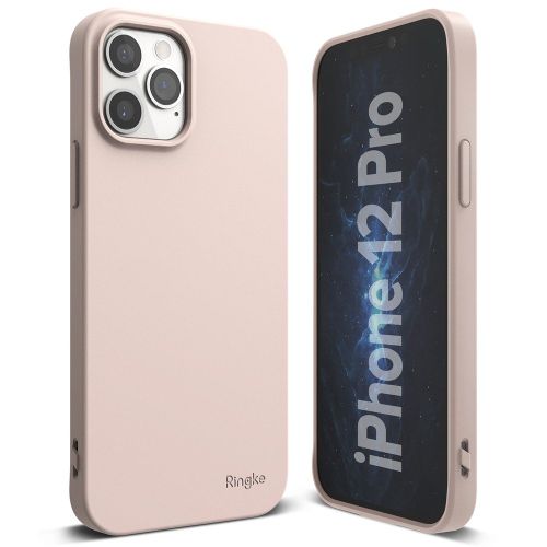 Ringke Air S Ultra-Tanka maskica za iPhone 12 Pro / iPhone 12 pink slika 5