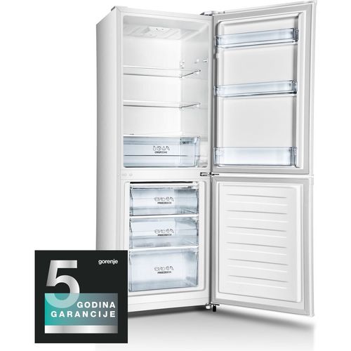 Gorenje RK4161PW4 Samostalni frižider sa zamrzivačem dole, Samootapajući, Visina 161.3 cm, Širina 55 cm, Bela slika 1