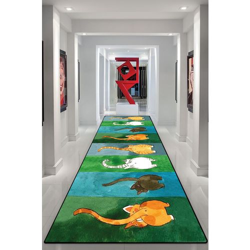 Conceptum Hypnose  Gatto Carino Multicolor Carpet (80 x 150) slika 1