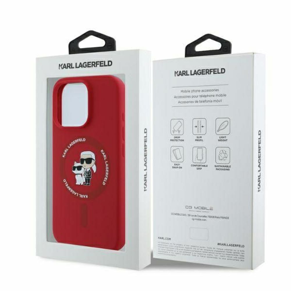 TPU Karl Lagerfeld maska za iPhone 16 Pro KLHMP16LSCMKCRHR slika 2