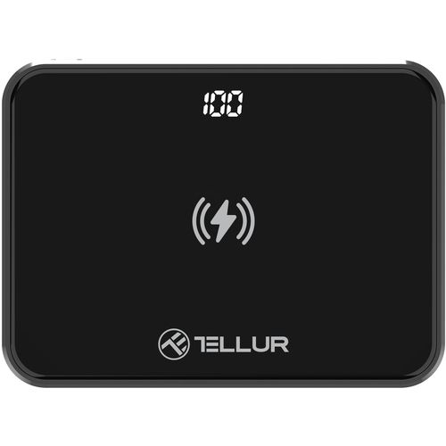 TELLUR POWER BANK GPD100 Graphene 10000mAh power bank Qi + 2xQC3.0 + PD, CRNI slika 4