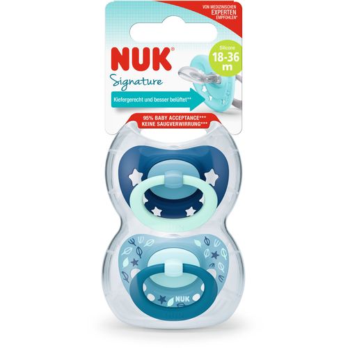 NUK duda varalica - silikon Signature (18-36 m), 2 kom multicolor 10739679 slika 1