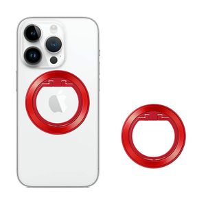 Techsuit – MagSafe telefonski prsten (MPR2) – Okrugli oblik- aluminijska legura – crveni