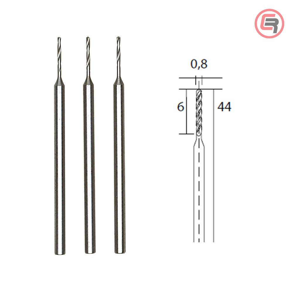 Proxxon Svrdlo HSS Micro Za Metal 0,8 mm / 3 kom - 28852 slika 1