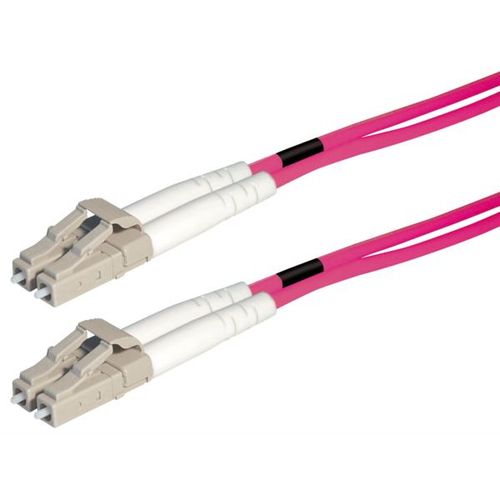 Transmedia Fibre optic MM OM4 Duplex Patch cable LC-LC 0,5m slika 1