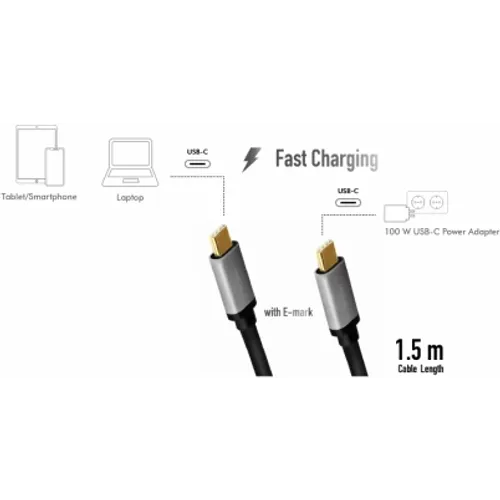 Logilink Type-C to Type-C Cable 1.5m 100W CUA0106 slika 3