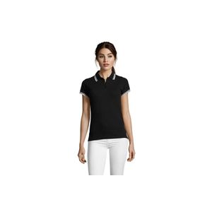 PASADENA WOMEN ženska polo majica sa kratkim rukavima - Crna, XL 