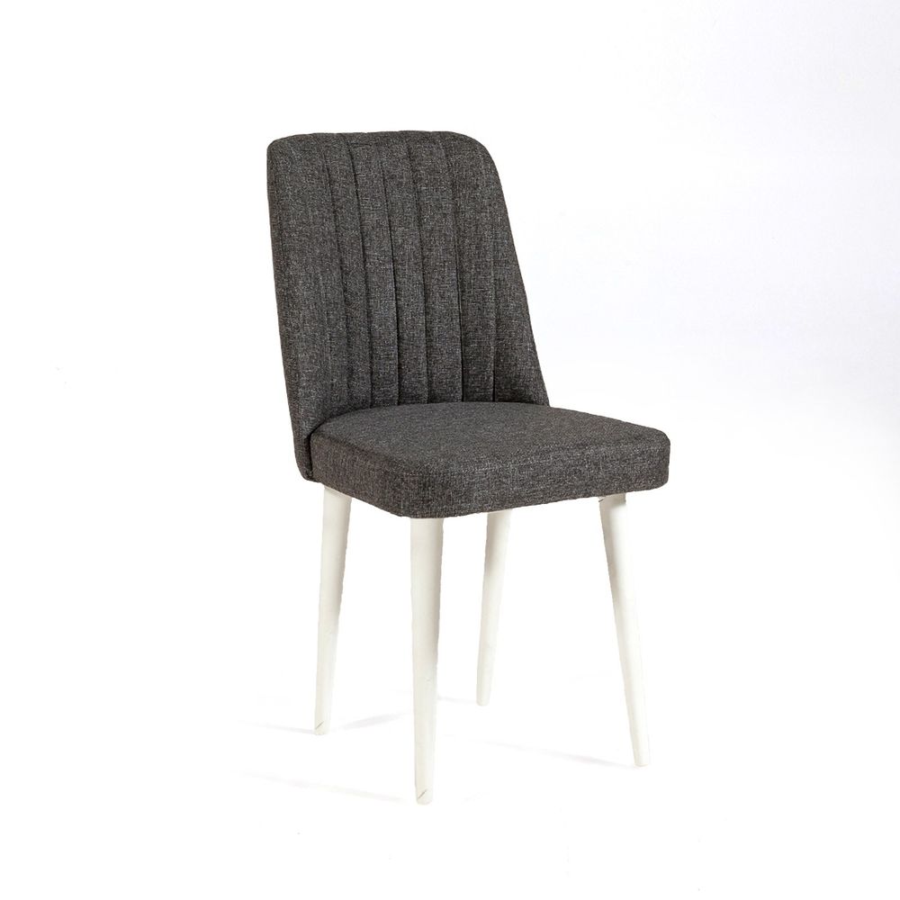 Vina Sandalye Anthracite i Bijela slika 4