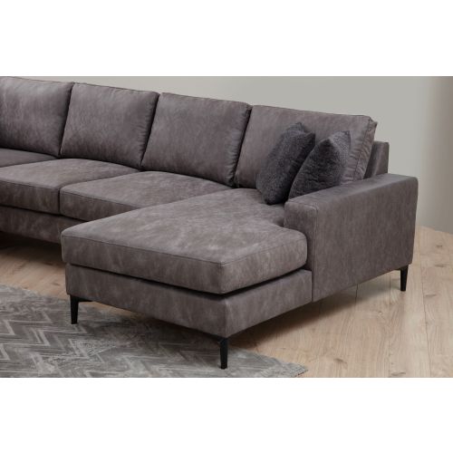 Atelier Del Sofa Kutna garnitura, Antracit, Porto Corner (EOT-C-02-CHL) - Anthracite slika 3