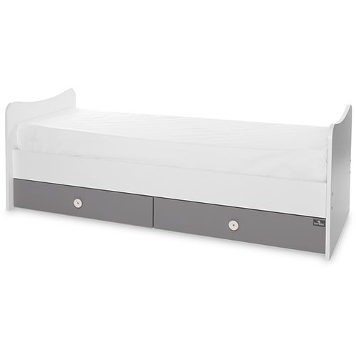 LORELLI TREND PLUS Modularni krevetić 4in1 s Mehanizmom Ljuljanja White/Stone Grey slika 5