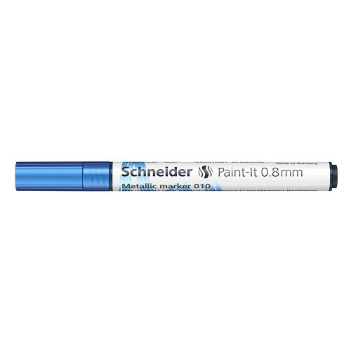 SCHNEIDER Flomaster Paint-It metalik marker  010, 0,8 mm, plavi slika 1