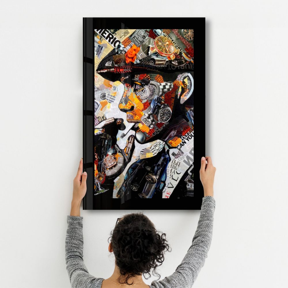Dekorativna slika od kaljenog stakla SPR-1135 - 46 x 72 cm, više boja slika 2