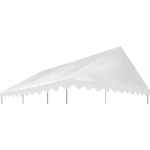 Pokrov za sjenicu PVC 500 g/m² 3 x 4 m bijeli slika 1