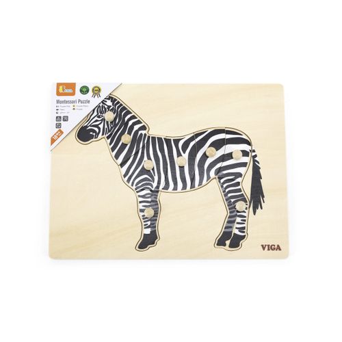 Viga drvena slagalica zebra slika 1