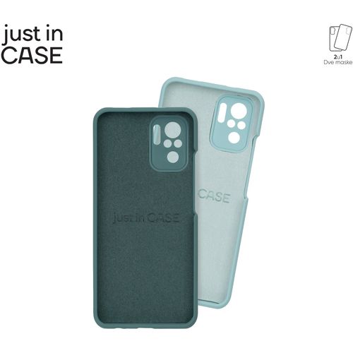 2u1 Extra case MIX PLUS paket ZELENI za Redmi Note 10s slika 1