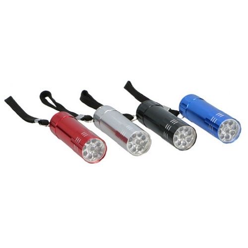 Grundig LED baterijska lampa, crvena slika 1