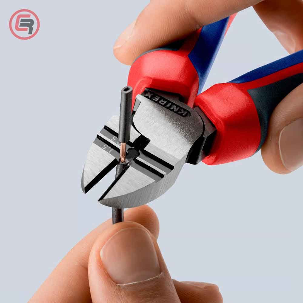 Knipex Kliješta Bočna Sječa - Sječice / Skidanje Izolacije 160 mm - 14 22 160 slika 3