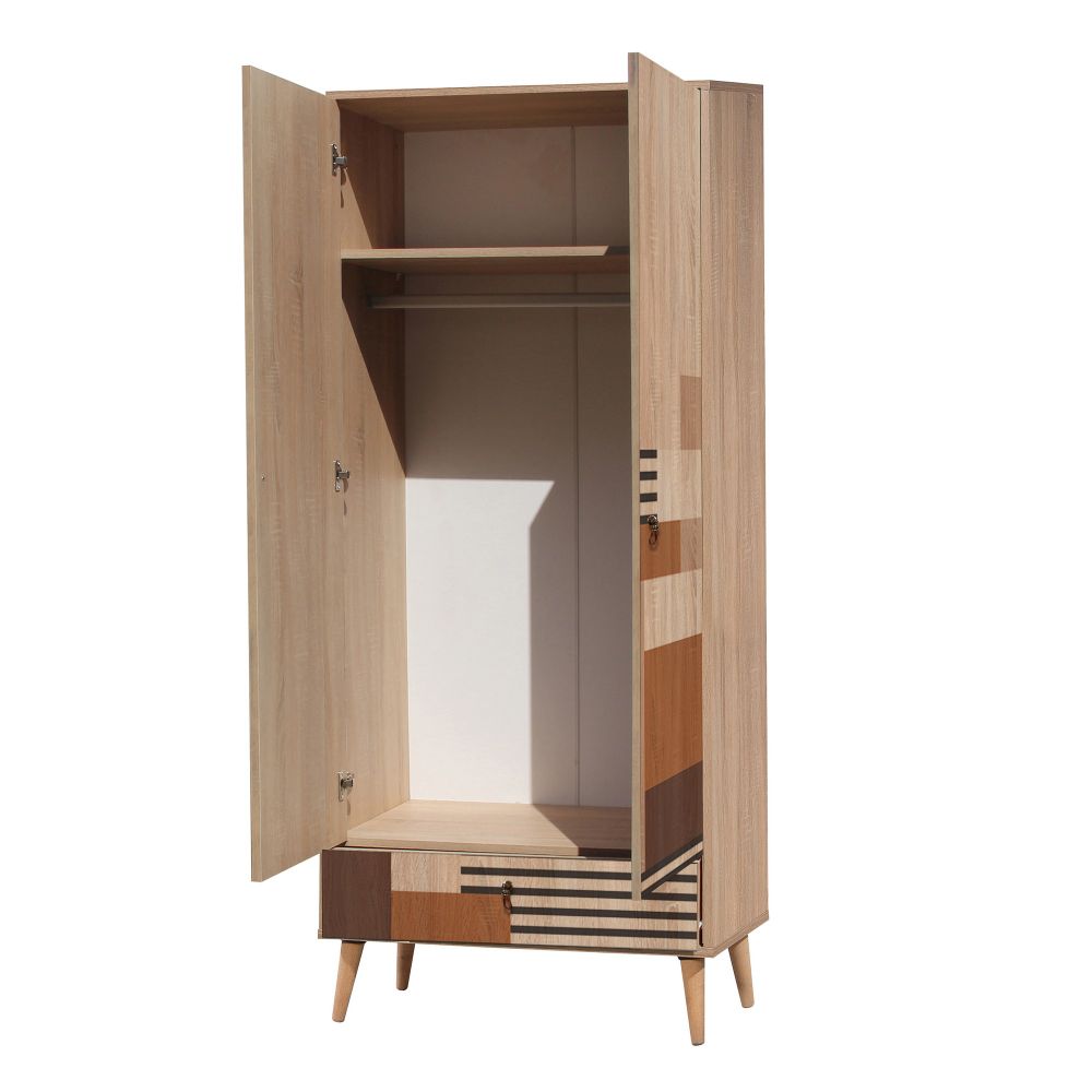 Šareni Garderob City Gardrop Colorblock slika 3