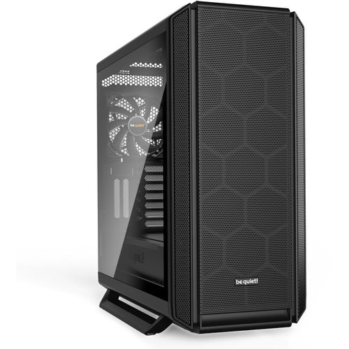 be quiet! BGW39 SILENT BASE 802 Window Black, MB compatibility: E-ATX / ATX / M-ATX / Mini-ITX, Three pre-installed be quiet! Pure Wings 2 140mm fans, Ready for water cooling radiators up to 420mm slika 1