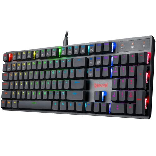 KEYBOARD - REDRAGON APAS K535-KB RGB WIRED MECHANICAL BLUE SWITCH slika 3