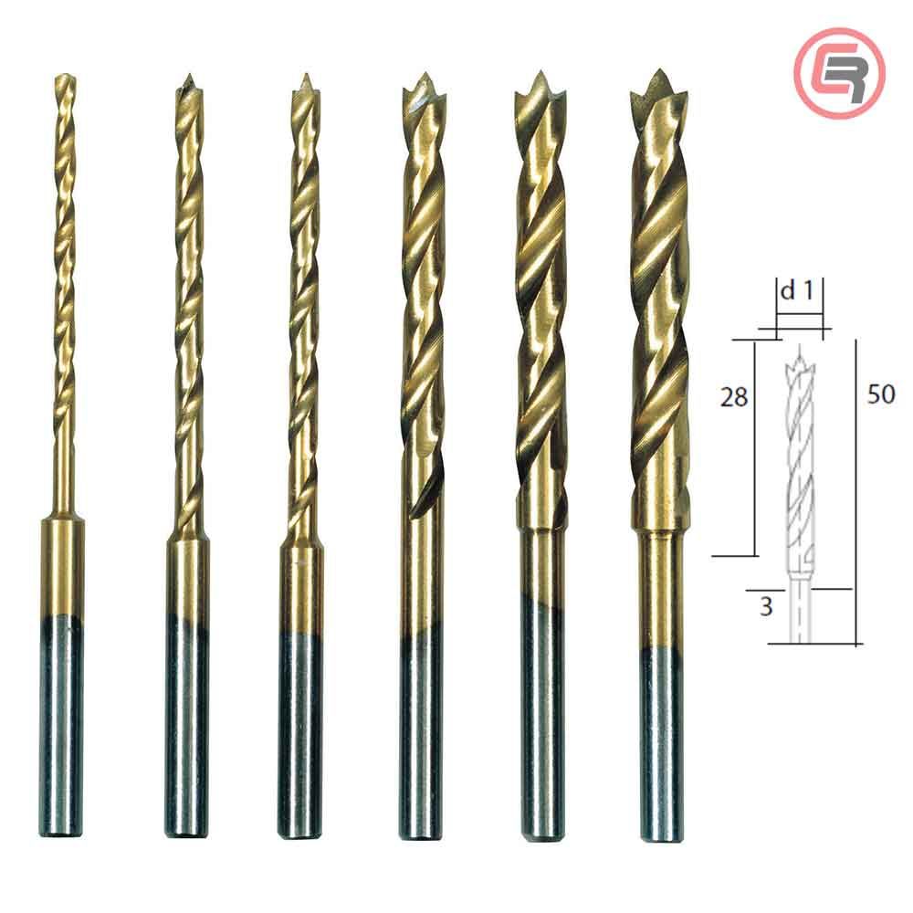 Proxxon Garnitura Svrdala HSS Sa Centralnom Iglom 1,5-4,0 mm / 6 dijelna u Kutiji – 28876 slika 2