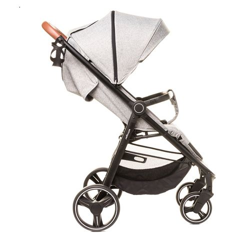 4BABY kolica Stinger - Melange Light Grey slika 4