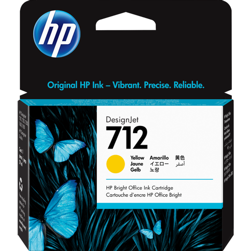 HP 712 29-ml Yellow DesignJet Ink Cartridge slika 1