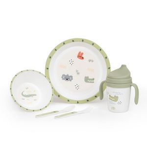 Interbaby set za jelo 5/1 Australia Zelena