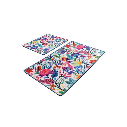 Pictura Multicolor Bathmat Set (2 Pieces) slika 2