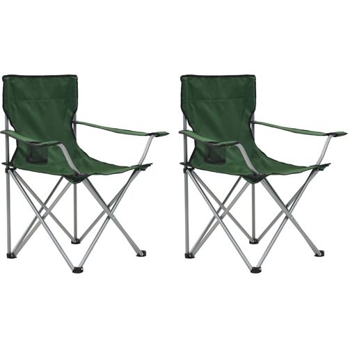 3-dijelni set stola i stolica za kampiranje zeleni slika 22