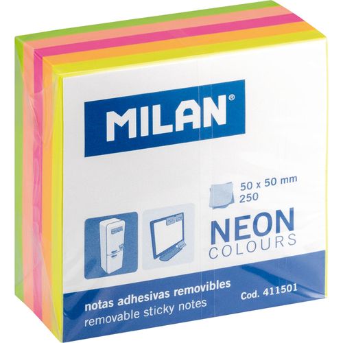 Blok samoljepljivkocka 50x50 Neon 5 boja 250L MILAN 411501 slika 1