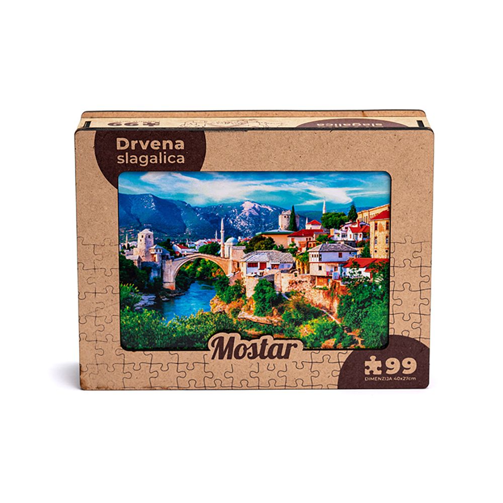 Vrabac Puzzle drvene grad Mostar slika 2